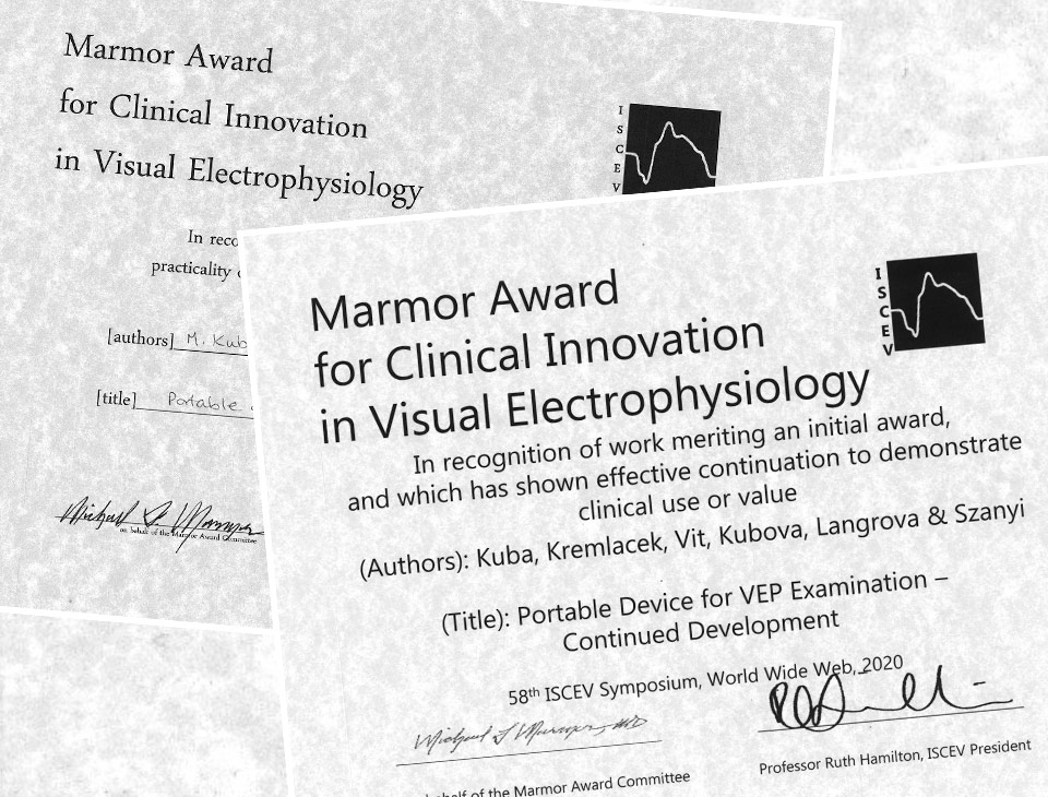 Marmor Awards for Clinical Innovation in Visual Electrophysiology